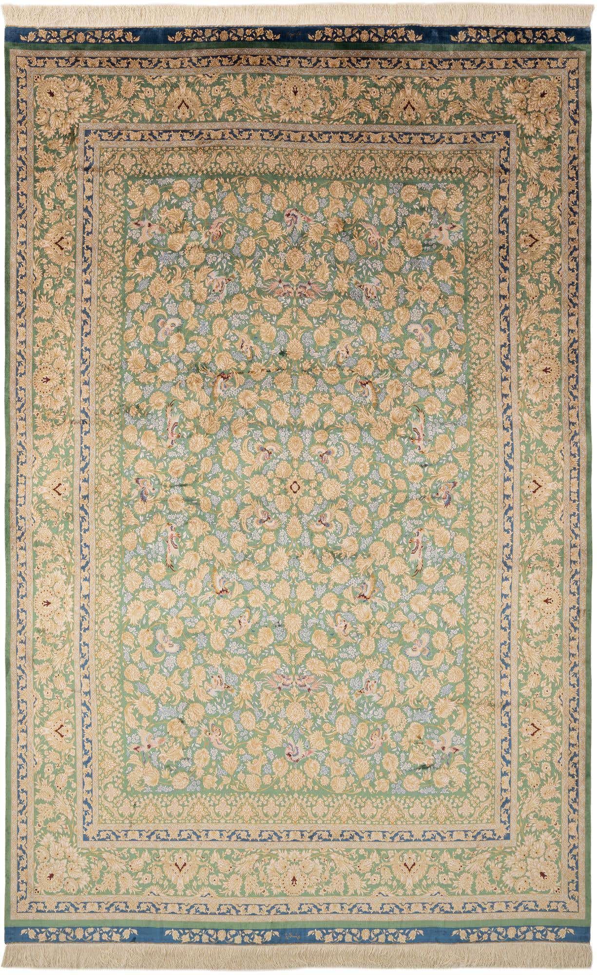 6' 9 x 9' 11 Ghom Design Rug