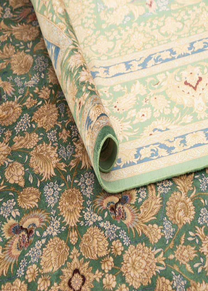 6' 9 x 9' 11 Ghom Design Rug
