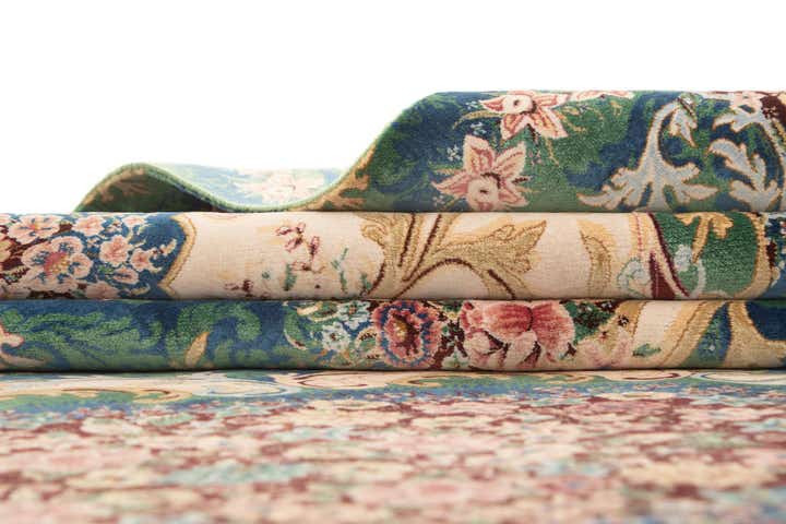 6' 5 x 9' 7 Ghom Design Rug