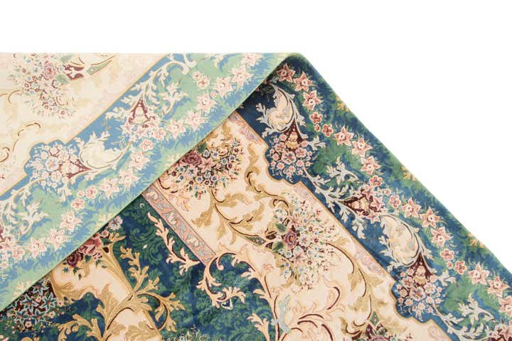 6' 5 x 9' 7 Ghom Design Rug