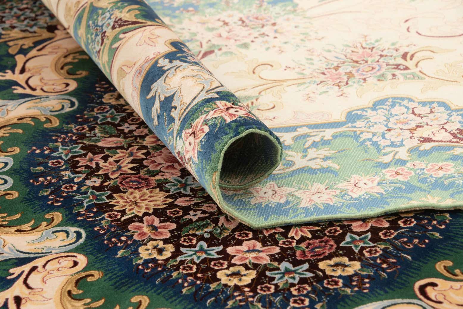 6' 5 x 9' 7 Ghom Design Rug