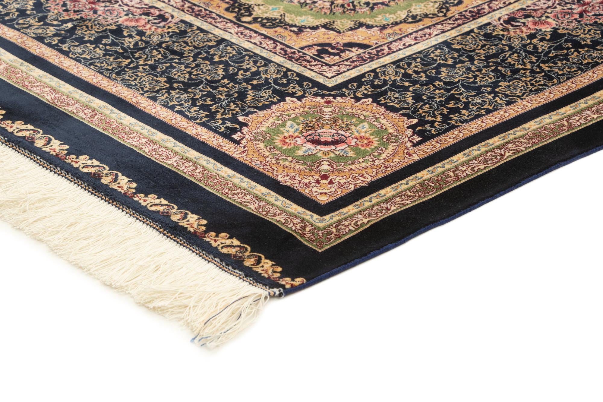 6' 6 x 9' 8 Ghom Design Rug