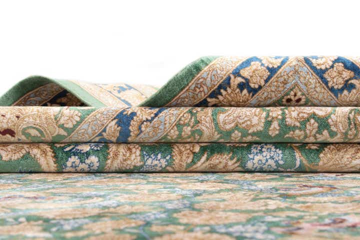 5' 11 x 9' 2 Ghom Design Rug