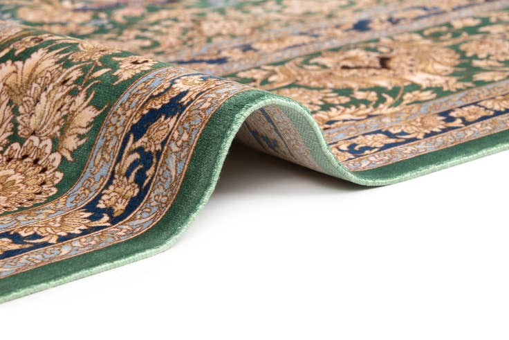 Detail image of 5' 11 x 9' 2 Ghom Design Rug