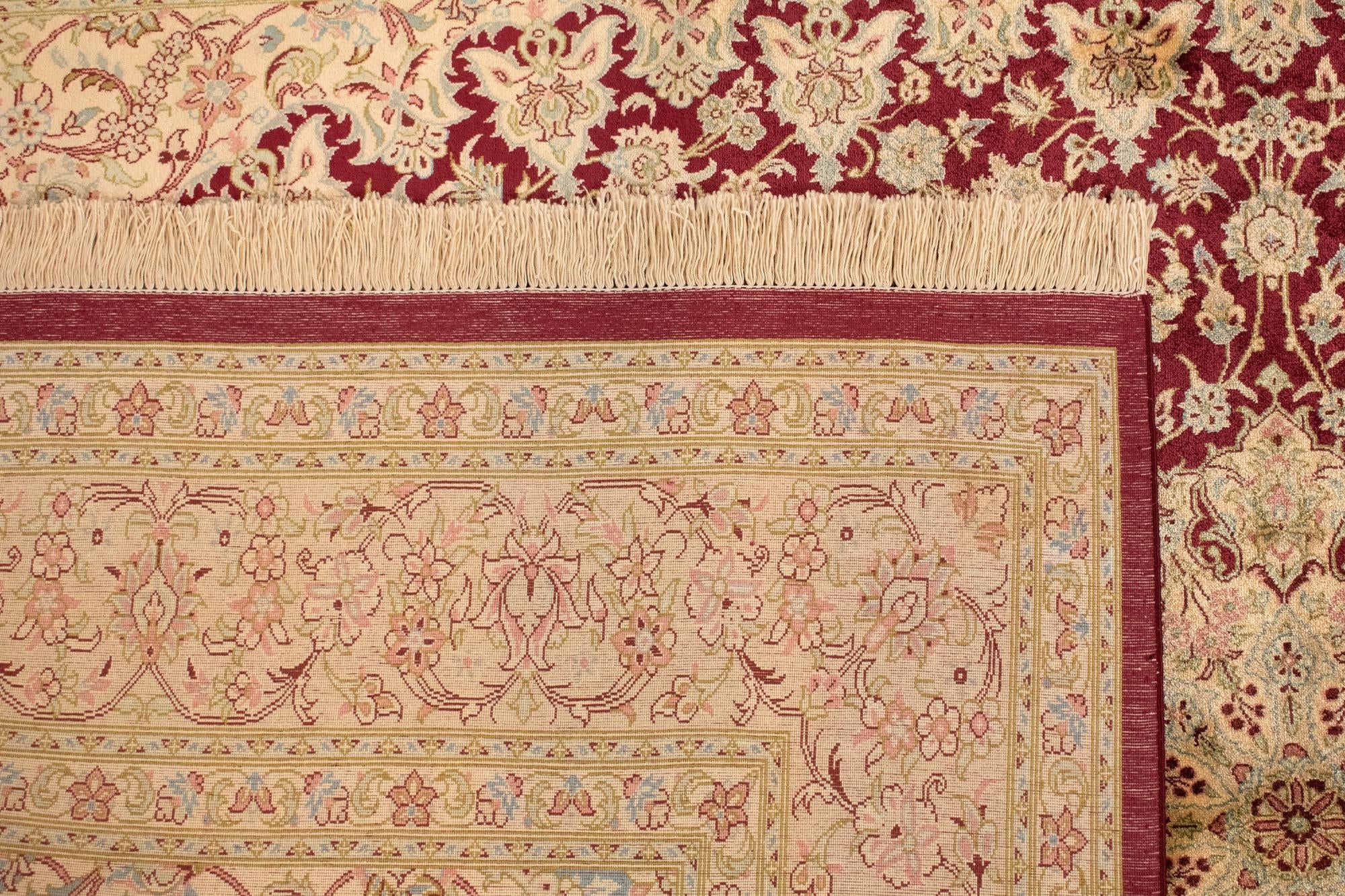 4' 4 x 6' 6 Ghom Silk Rug