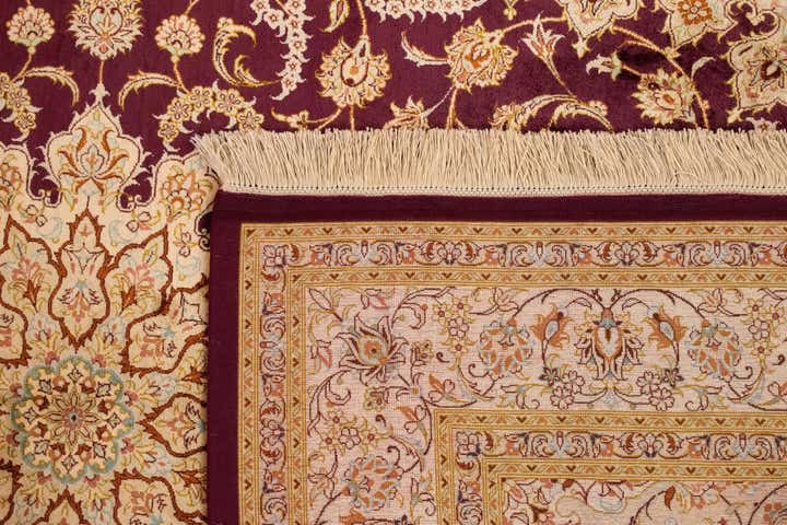 5' 1 x 7' 7 Ghom Silk Rug