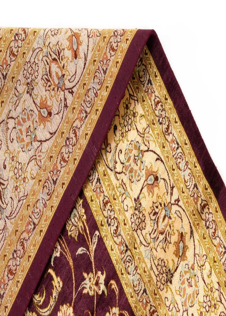 5' 1 x 7' 7 Ghom Silk Rug