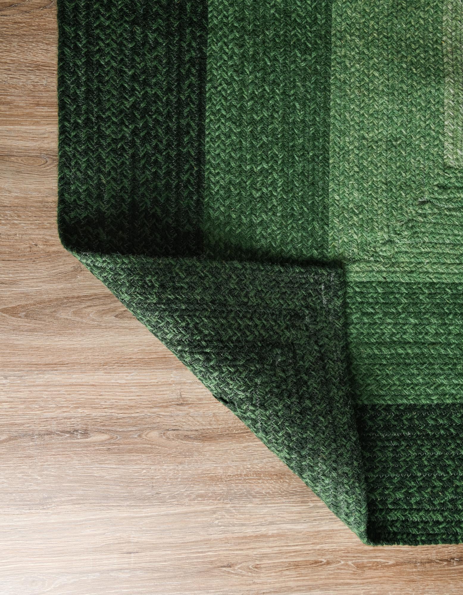 7' 10 x 10' Hand Braided Wool Rug