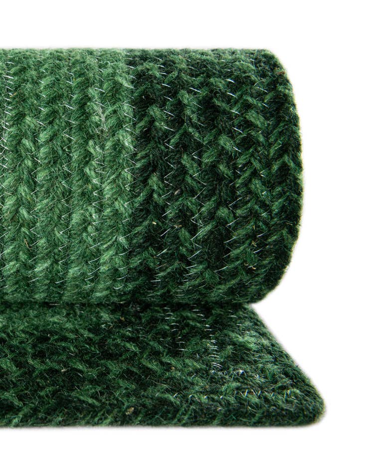 Detail image of 7' 10 x 10' Hand Braided Wool Rug