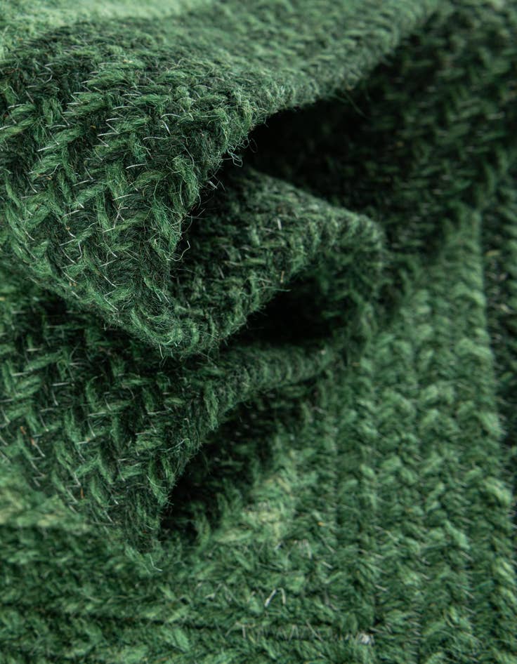 Detail image of 7' 10 x 10' Hand Braided Wool Rug