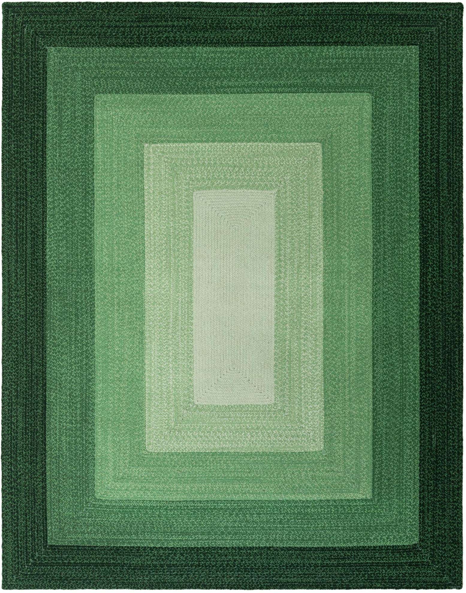 7' 10 x 10' Hand Braided Wool Rug