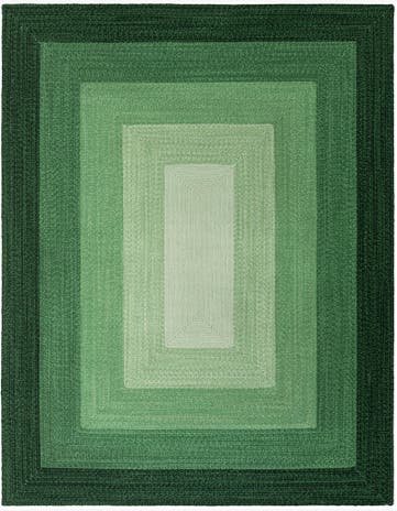 7' 10 x 10' Hand Braided Wool Rug