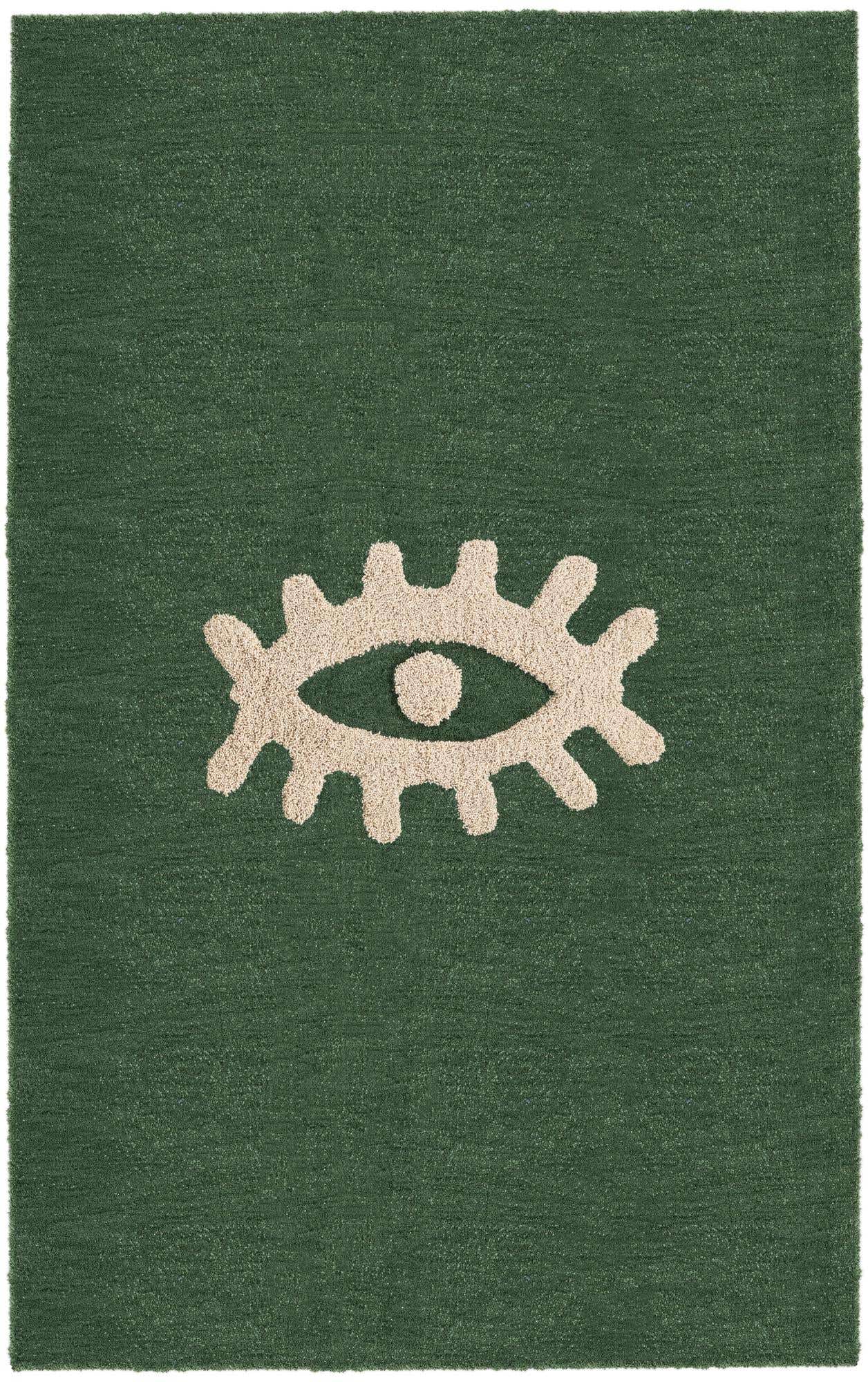 2' x 3' 1 Handtufted Wool Rug