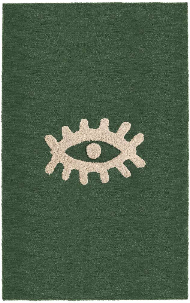 3' 3 x 5' 3 Handtufted Wool Rug
