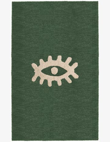 6' 1 x 9' Handtufted Wool Rug