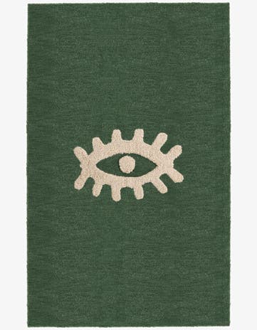 3' 3 x 5' 3 Handtufted Wool Rug