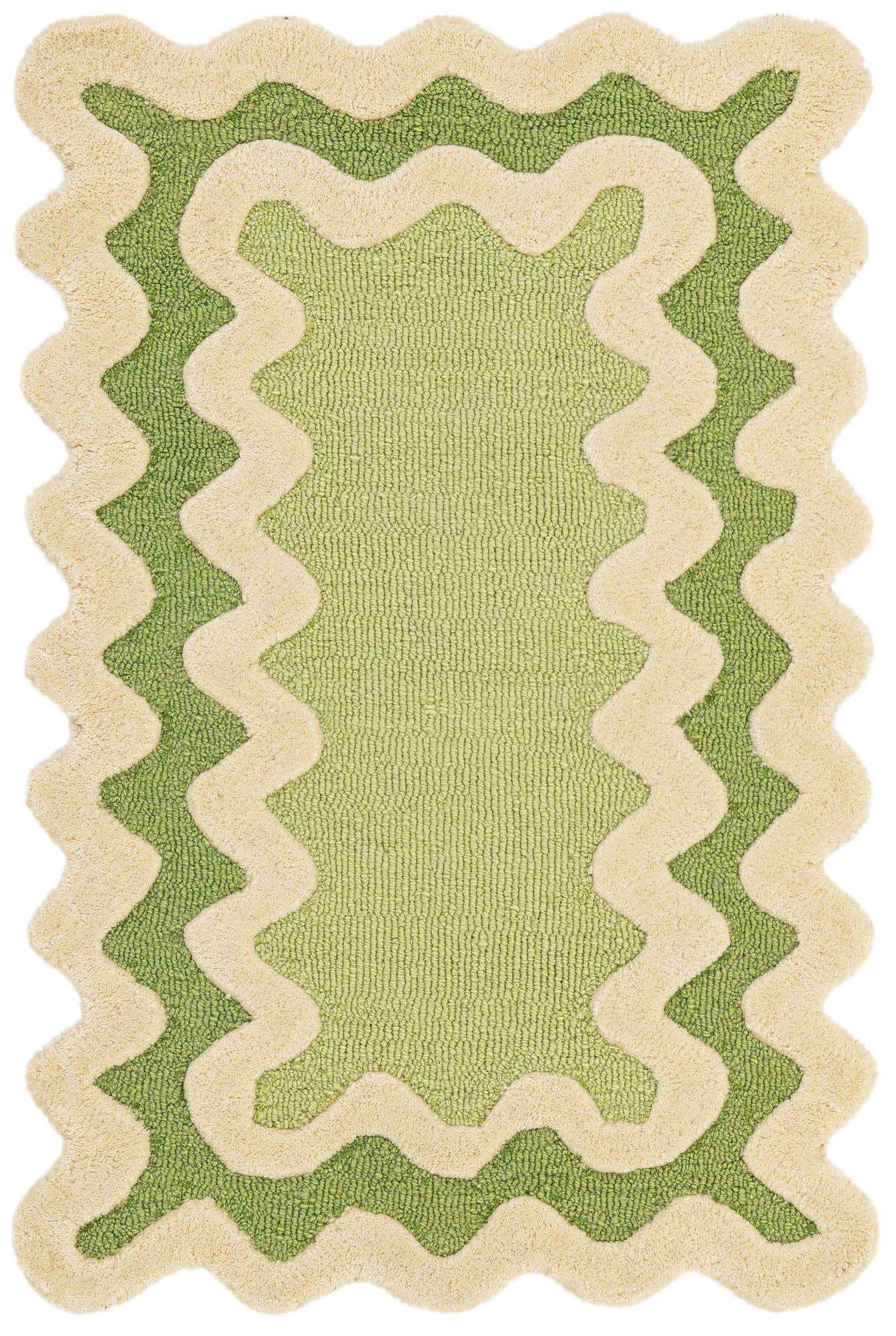 2' x 3' 1 Happy Rugs Wiggles Wool