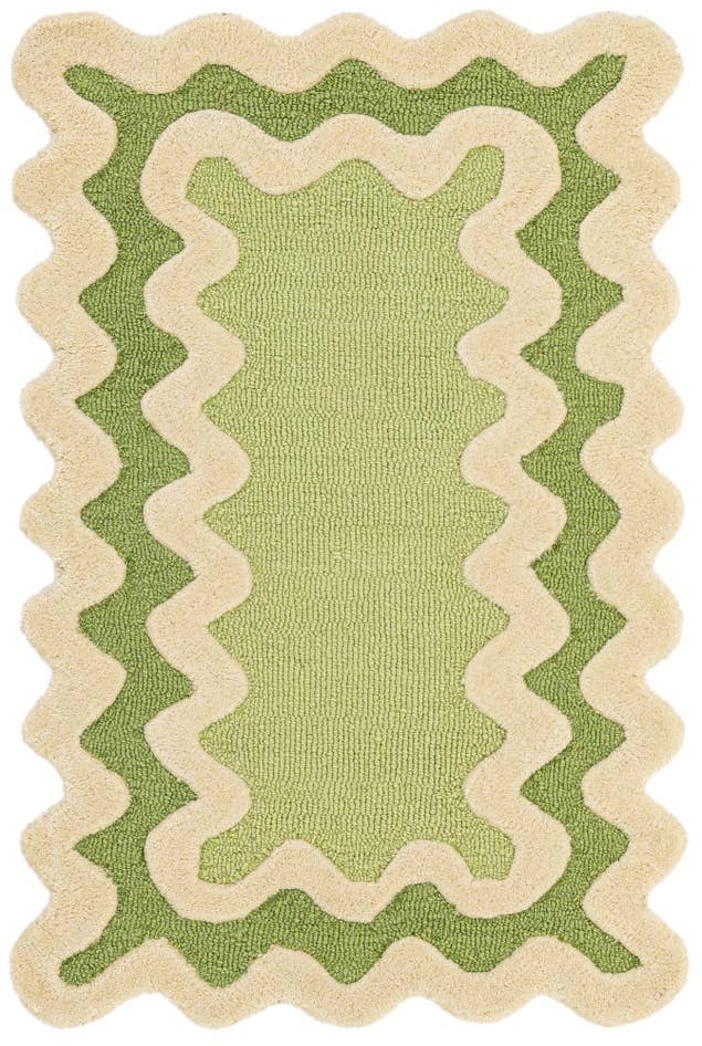 Detail image of 2' x 3' 1 Happy Rugs Wiggles Wool
