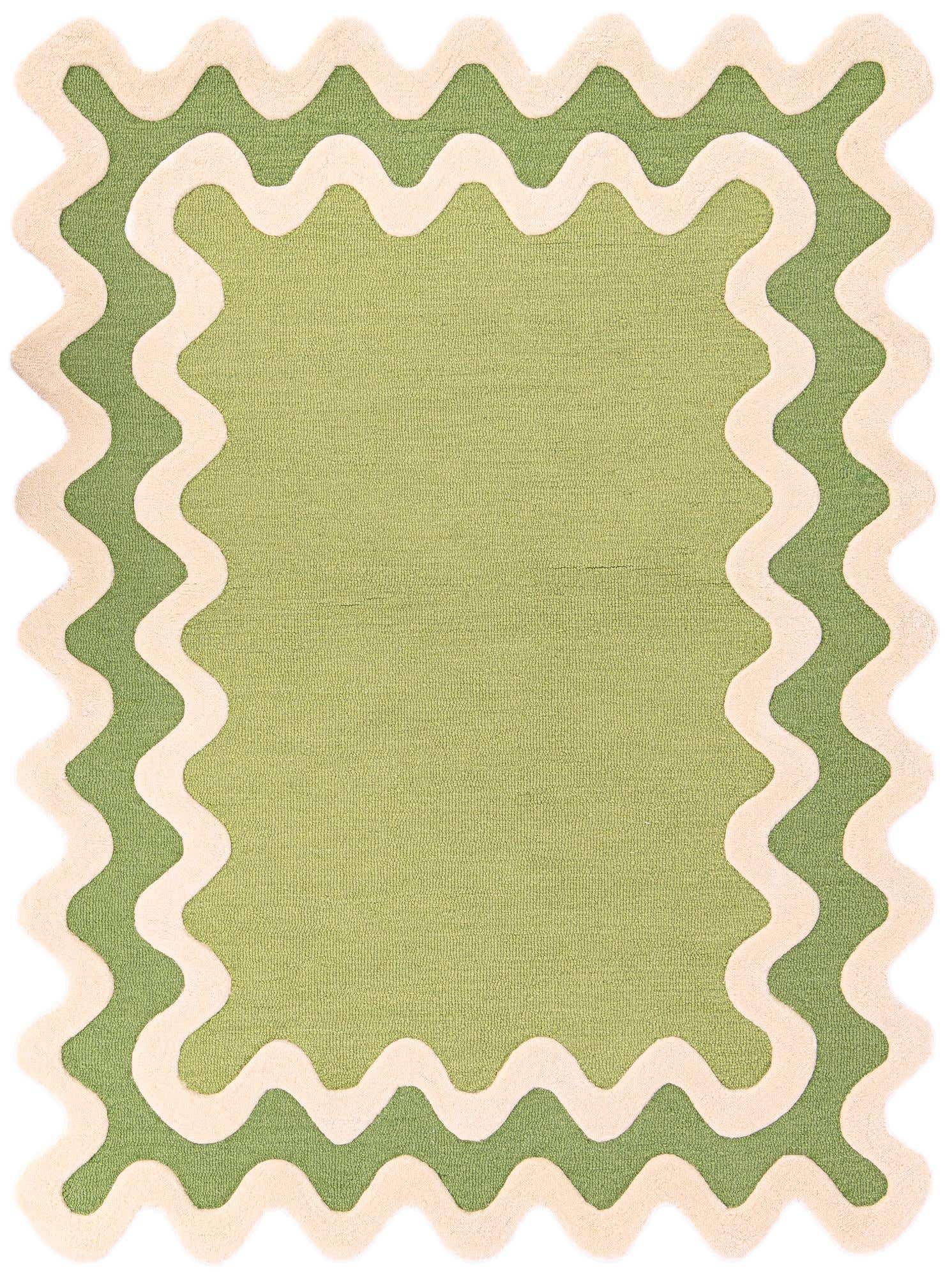 4' 1 x 6' 1 Happy Rugs Wiggles Wool