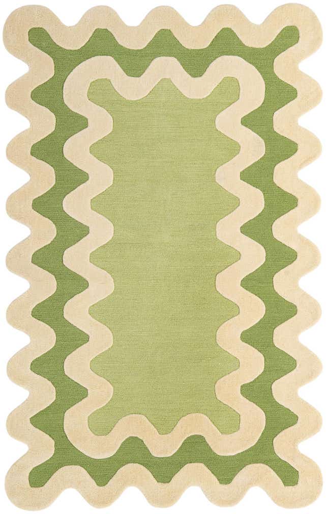 5' 1 x 8' Happy Rugs Wiggles Wool