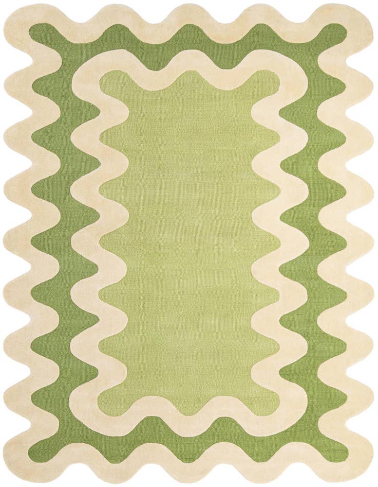 Detail image of 7' 10 x 10' Happy Rugs Wiggles Wool