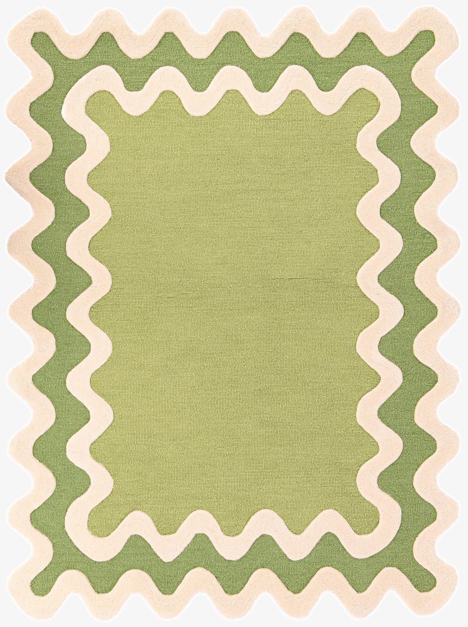 4' 1 x 6' 1 Happy Rugs Wiggles Wool