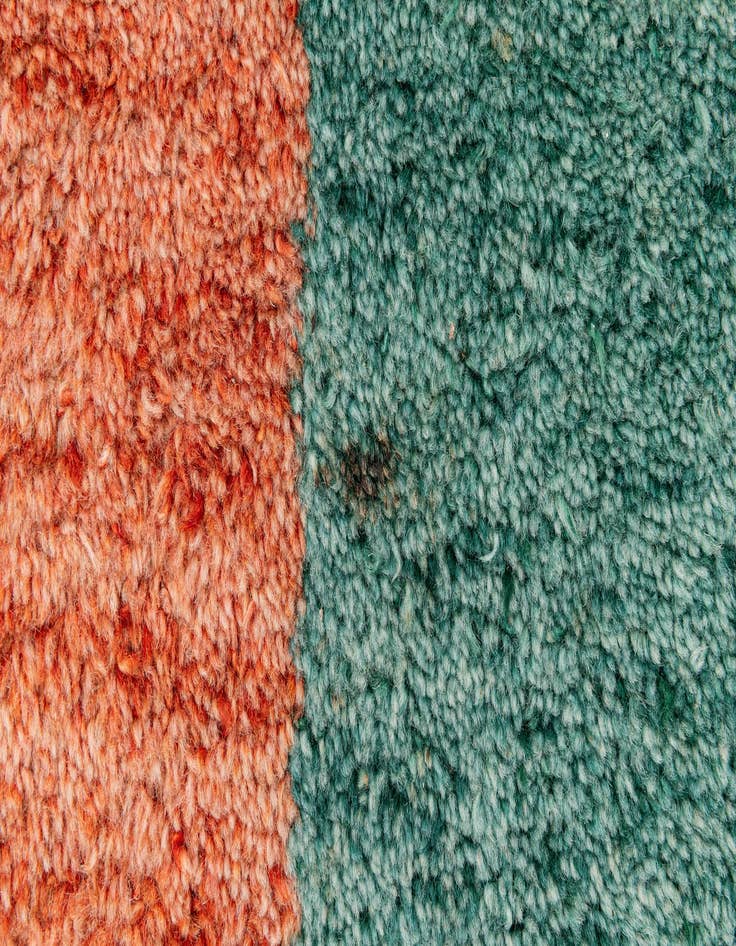 Detail image of 6' 9 x 10' Hand Knotted Indo Gabbeh Wool Rug