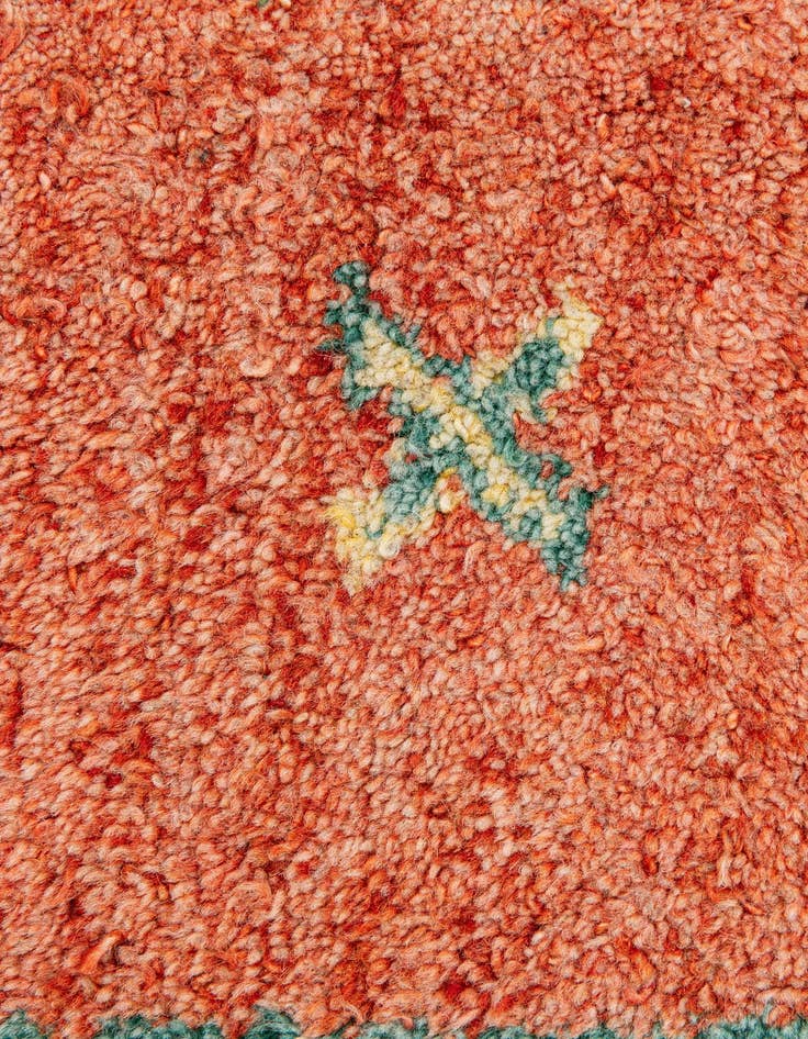 Detail image of 6' 9 x 10' Hand Knotted Indo Gabbeh Wool Rug