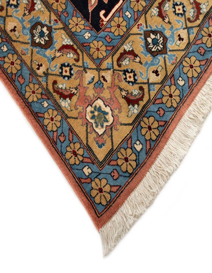 Detail image of 8' x 9'  Hand Knotted Indo Tabriz Wool Rug