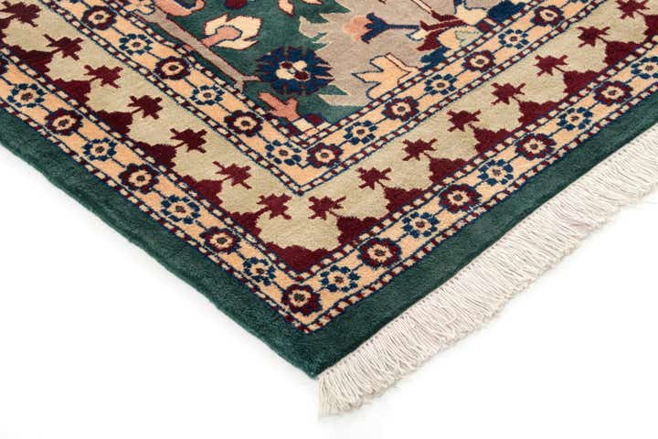 8' 3 x 11' 9 Hand Knotted Indo Tabriz Wool Rug