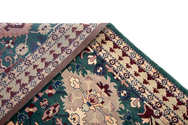 8' 3 x 11' 9 Hand Knotted Indo Tabriz Wool Rug