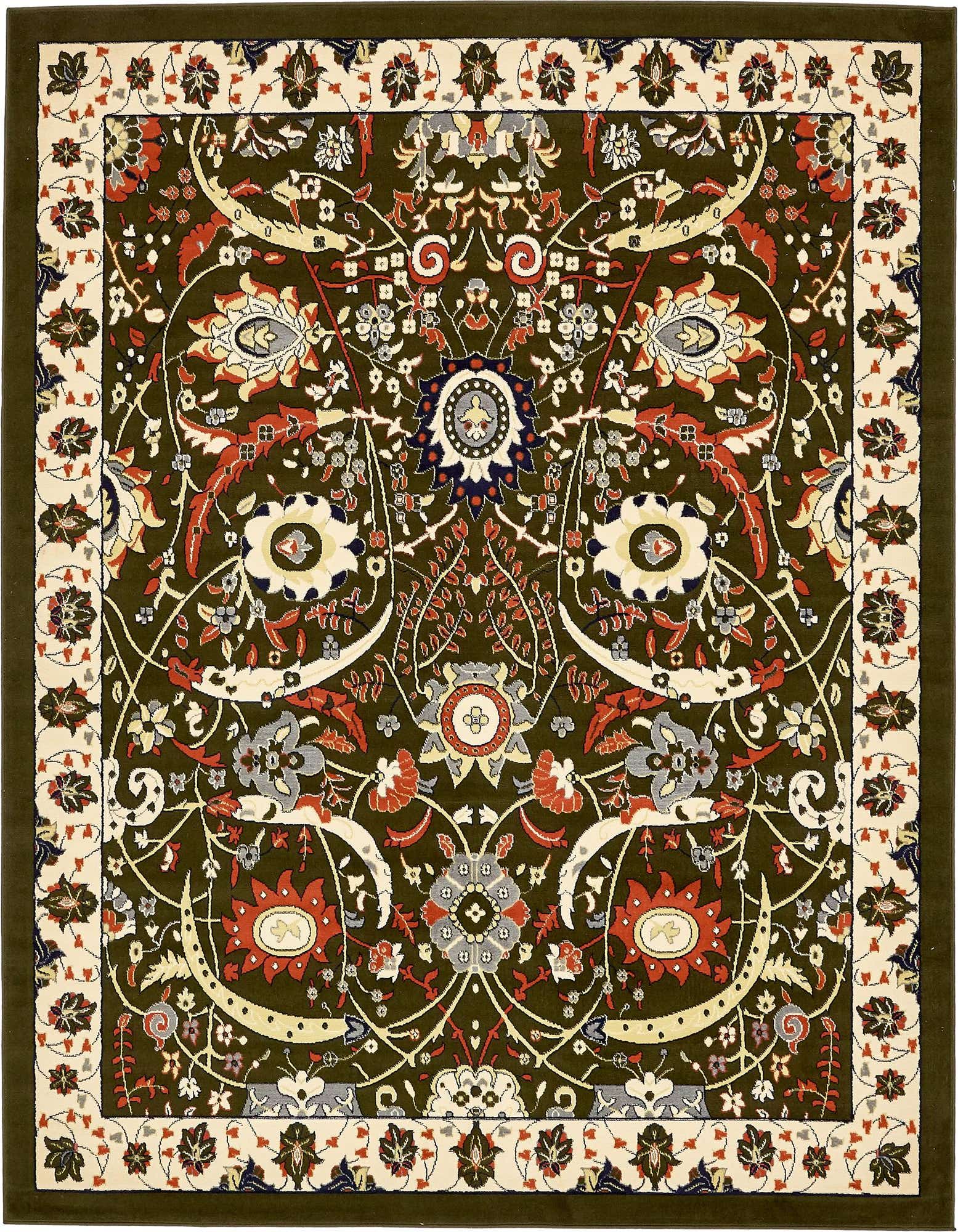 7' 10 x 10' Isfahan Design Rug