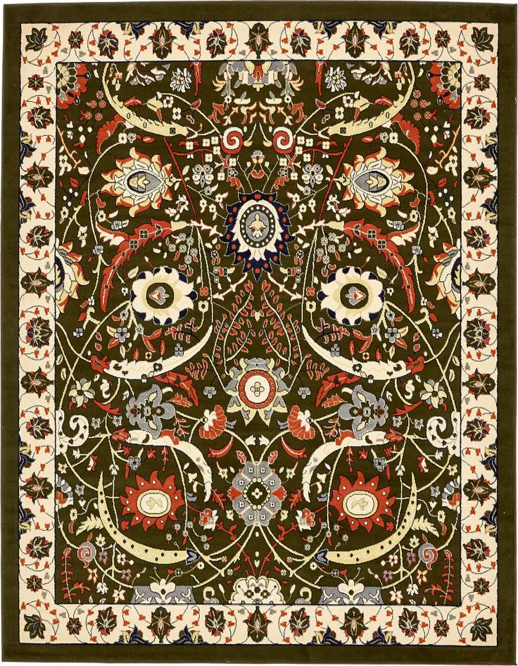 Detail image of 7' 10 x 10' Isfahan Design Rug