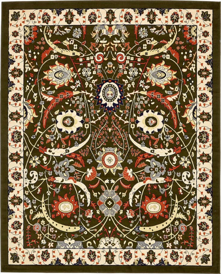 Detail image of 7' 10 x 10' Isfahan Design Rug