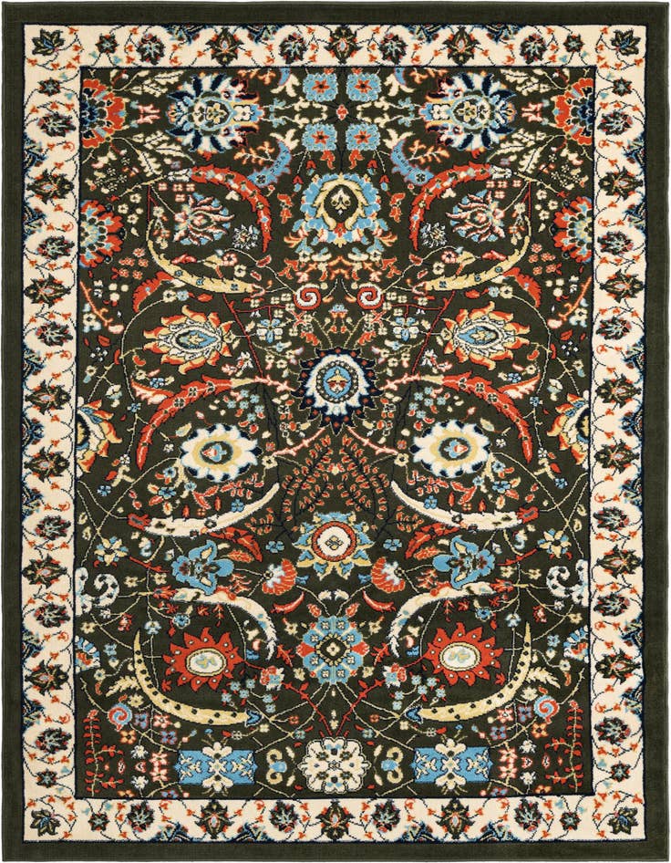 Detail image of 5' 3 x 8' Isfahan Design Rug