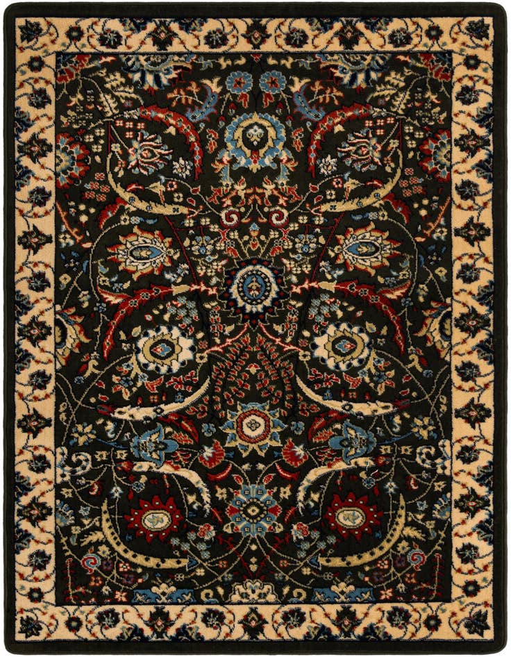Detail image of 4' x 6' Isfahan Design Rug