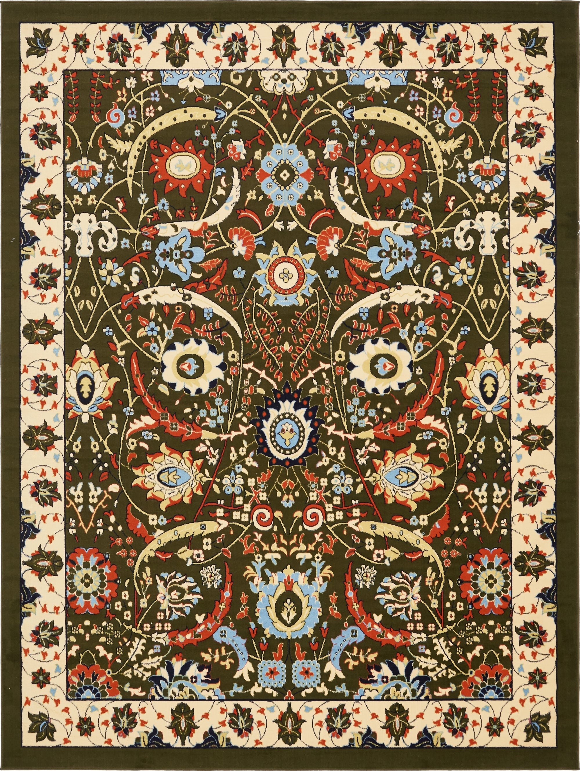 Primary image 9' x 12' Isfahan Design Rug