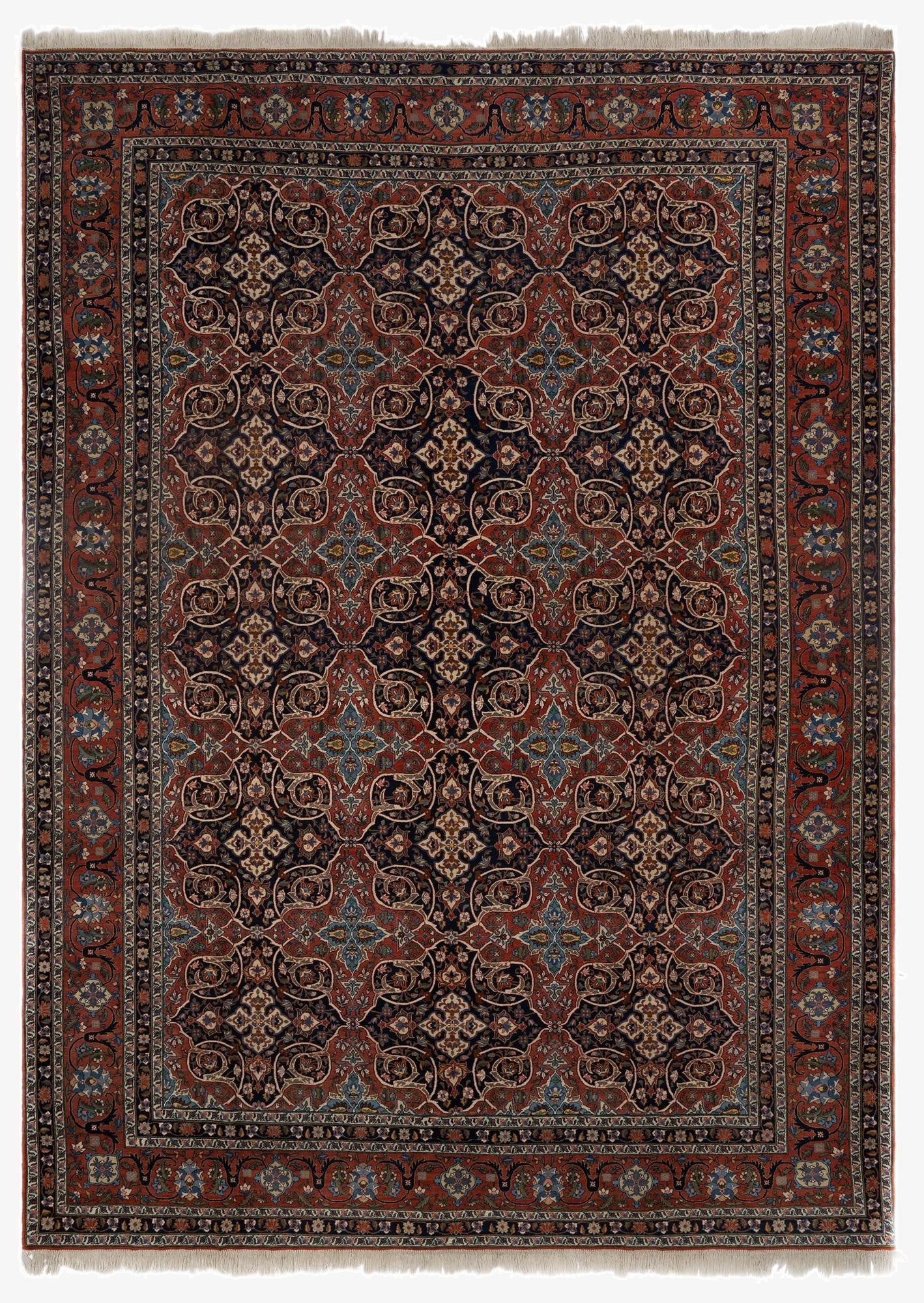 10' 8 x 14' 11 Isfahan Wool Rug