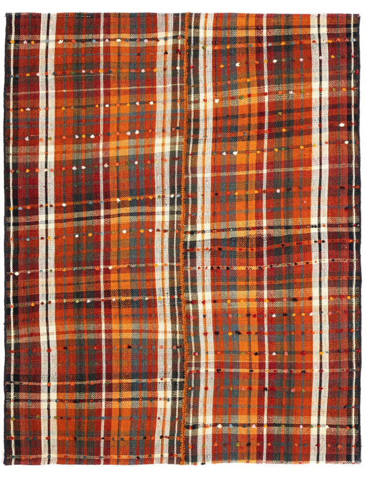 Detail image of 5' 3 x 6' 11 Jajim Wool Rug