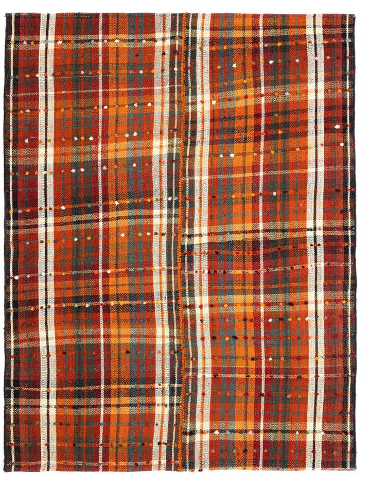 Detail image of 5' 3 x 6' 11 Jajim Wool Rug