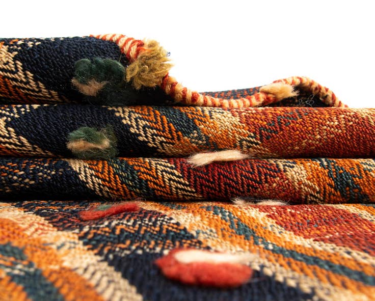 Detail image of 5' x 7' 5 Jajim Wool Rug