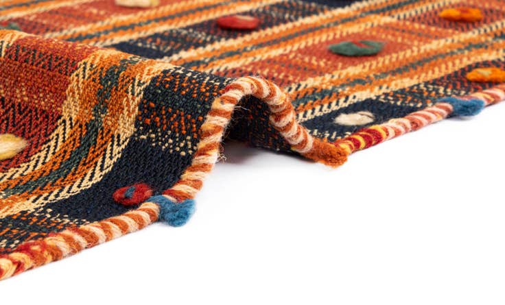 Detail image of 5' x 7' 5 Jajim Wool Rug