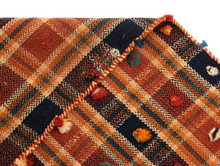 Detail image of 5' x 7' 5 Jajim Wool Rug
