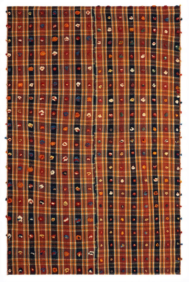Detail image of 5' x 7' 5 Jajim Wool Rug