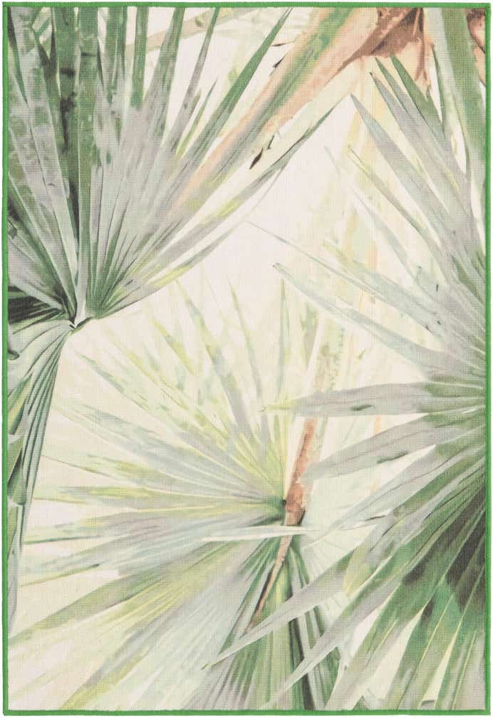 4' x 6' Easy-Clean Jill Zarin Caribbean Cuba Indoor / Outdoor Rug