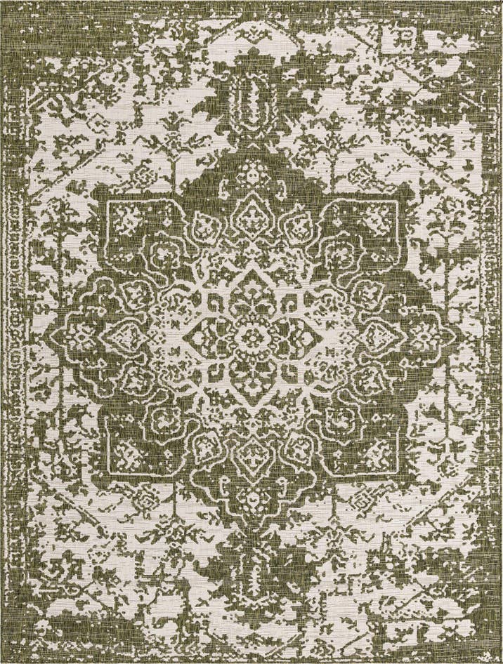 Detail image of 9' x 12' Easy-Clean Jill Zarin Dubai Indoor / Outdoor Rug