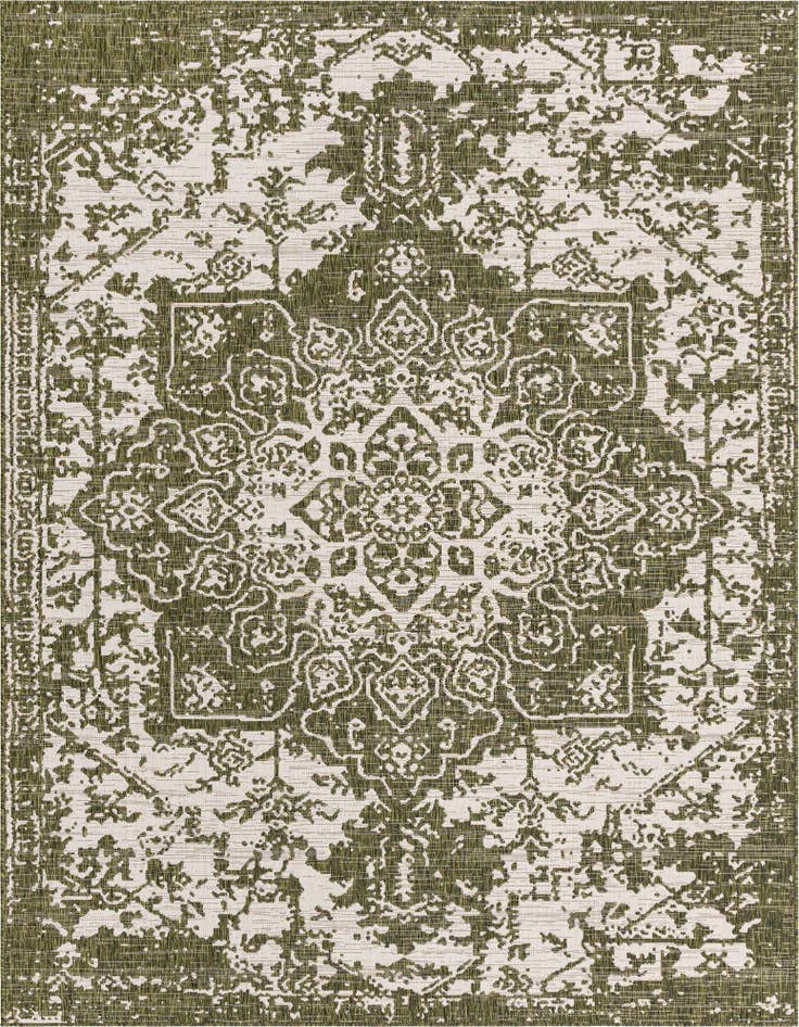 Detail image of 7' 10 x 10' Easy-Clean Jill Zarin Dubai Indoor / Outdoor Rug
