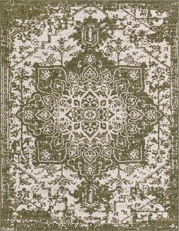 Detail image of 7' 10 x 10' Easy-Clean Jill Zarin Dubai Indoor / Outdoor Rug
