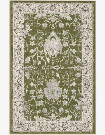 Green Kamala Washable Rug