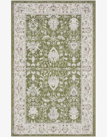 Green Kamala Washable Rug